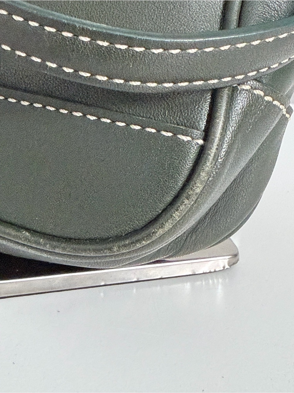 Coach Vintage Hamptons Leather Demi Pouch in Racing Green - Picture 5 of 7